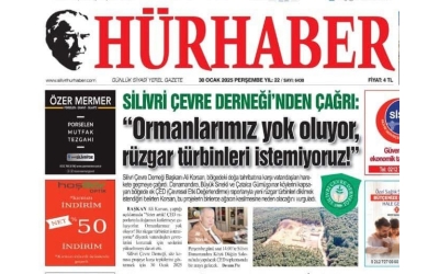 Danamandıra RES eylemimiz Hür Haber'de