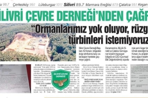 Danamandıra RES eylemimiz Hür Haber'de