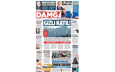 Damga Gazetesi de Danamandıra RES mücadelemizi manşetine taşıdı